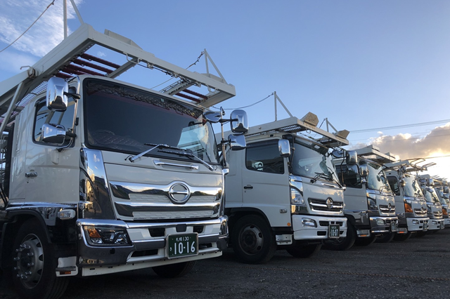 カーコレクションは自動車陸送業務を日本全国対応にて承っております